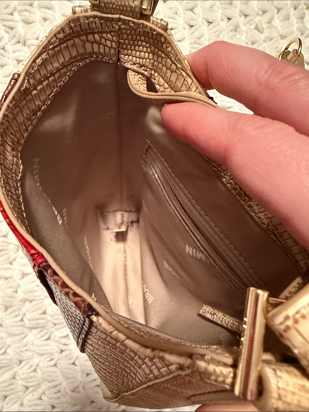 EUC Brahmin Marley Multi Westlake Leather Crossbody - Picture 14 of 14
